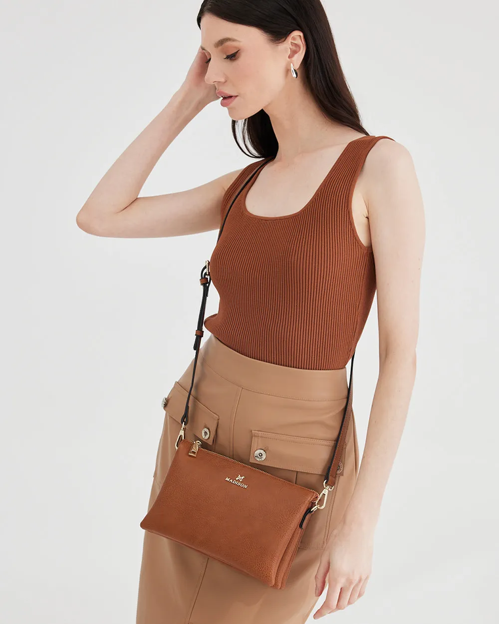Avery 3 Compartment Crossbody Bag