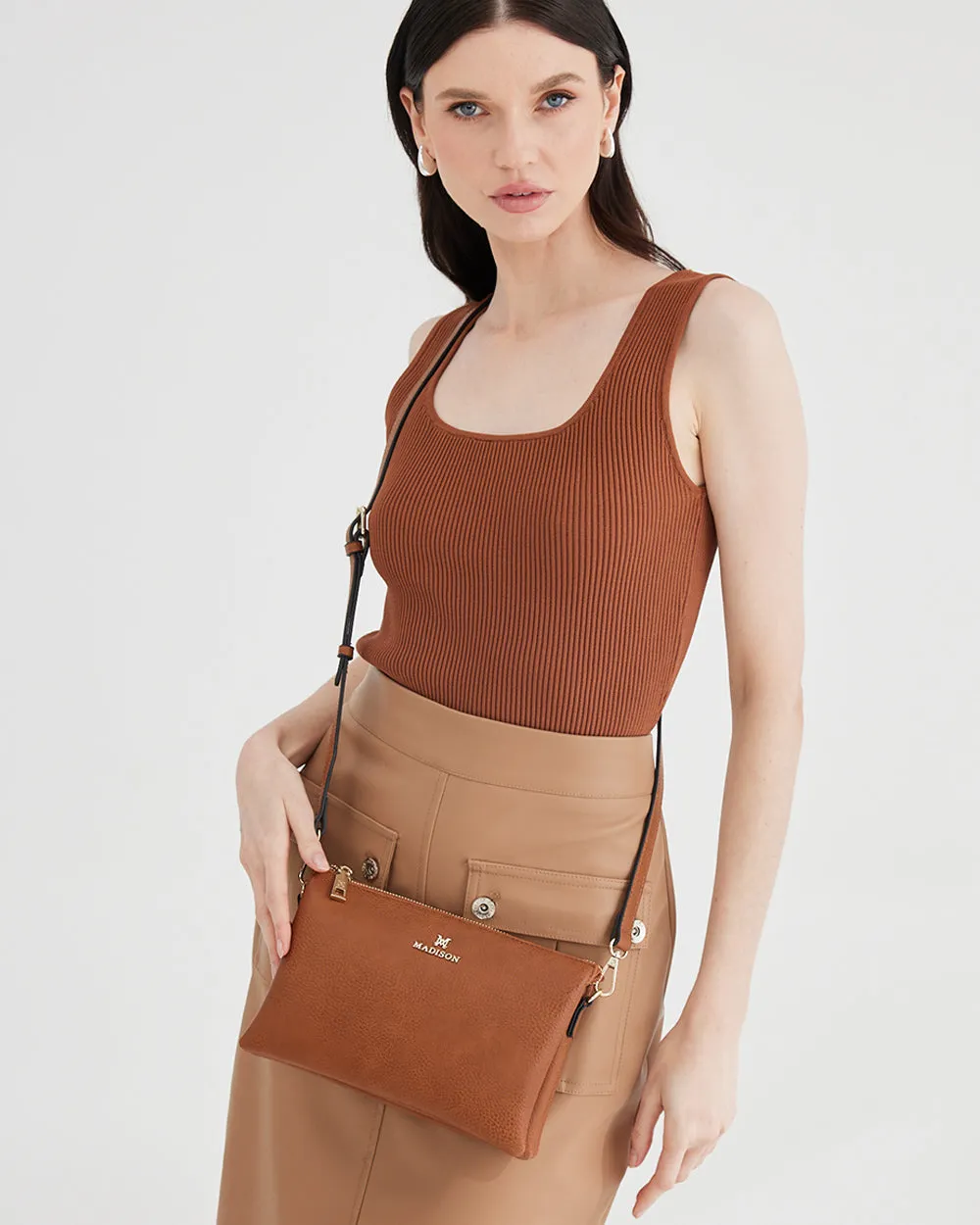 Avery 3 Compartment Crossbody Bag