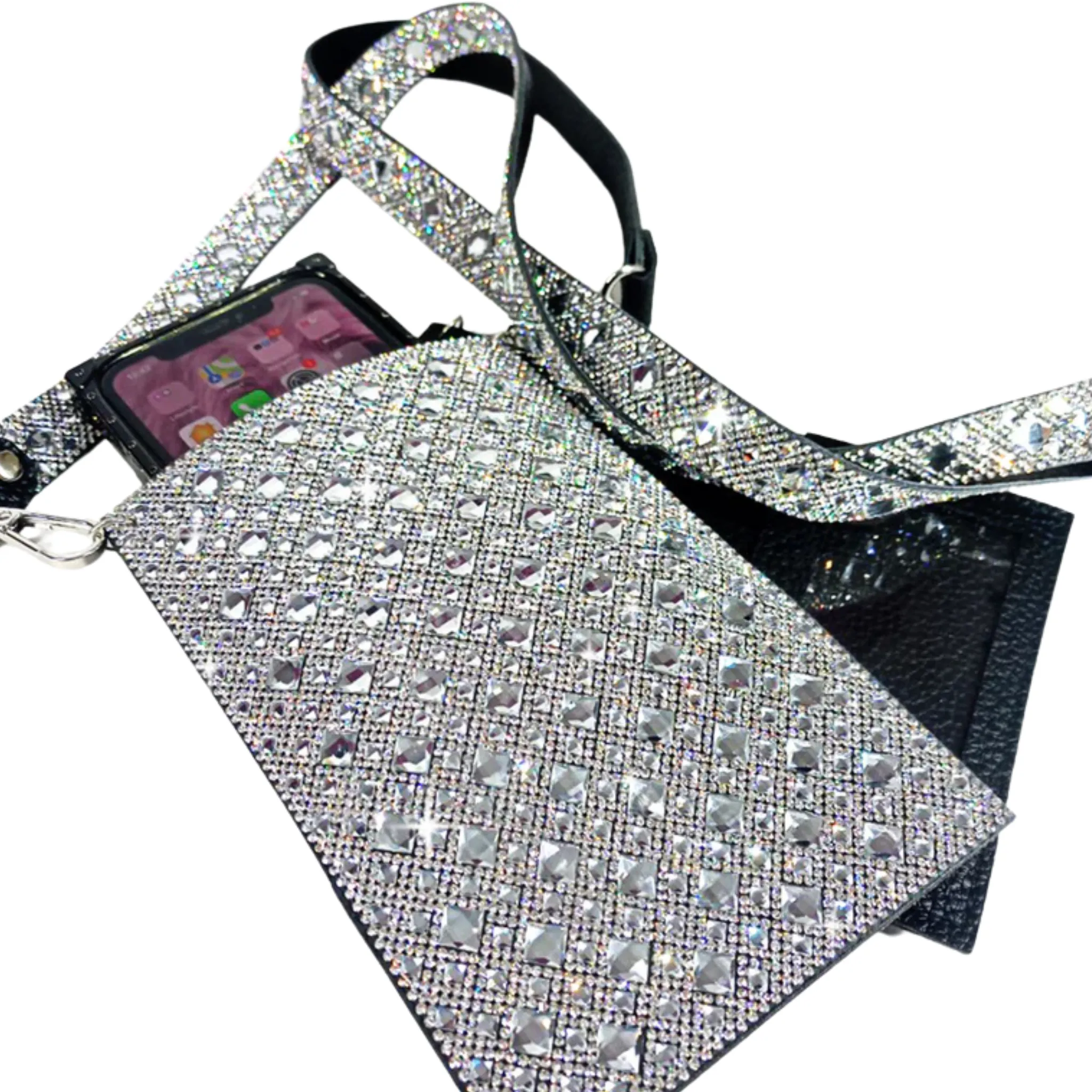 Bling Cell Phone Crossbody Holder by Jacqueline Kent