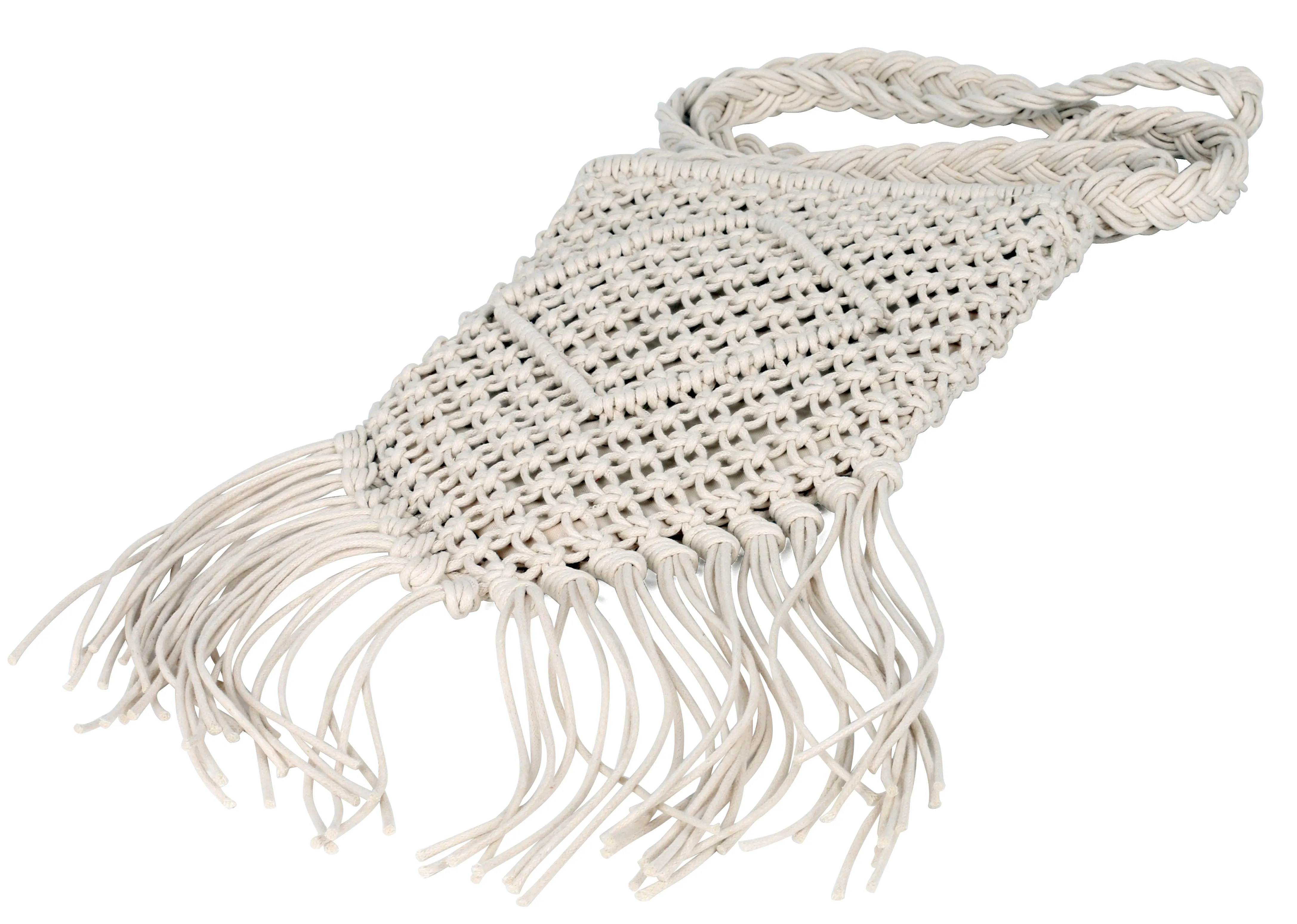 Boho Macrame Crossbody Bag II