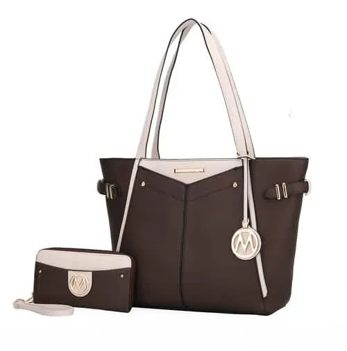 Chic Vegan Leather Morgan Tote Bag for Stylish Women
