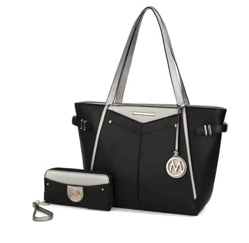 Chic Vegan Leather Morgan Tote Bag for Stylish Women