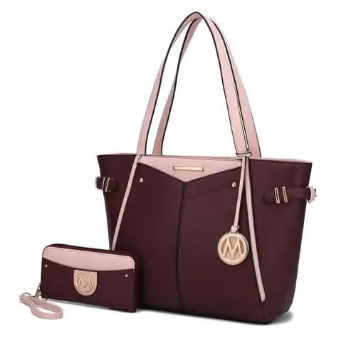 Chic Vegan Leather Morgan Tote Bag for Stylish Women