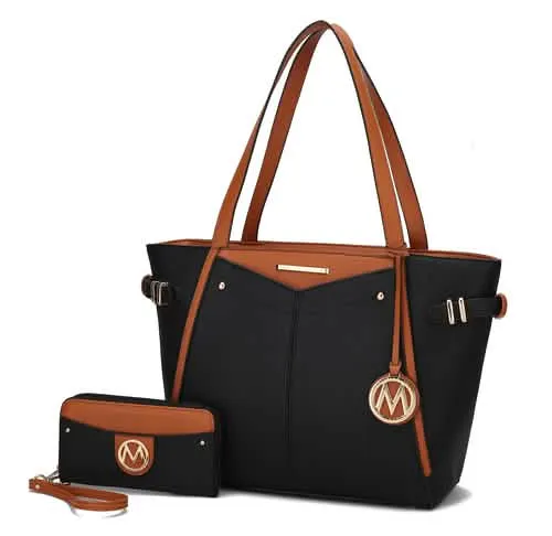 Chic Vegan Leather Morgan Tote Bag for Stylish Women