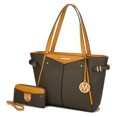 Chic Vegan Leather Morgan Tote Bag for Stylish Women