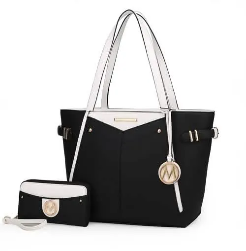 Chic Vegan Leather Morgan Tote Bag for Stylish Women