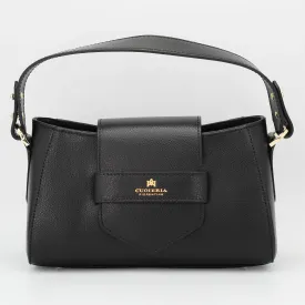 Cuoieria Fiorentina Italian leather Maia small hobo handbag in nero (B000005932420)