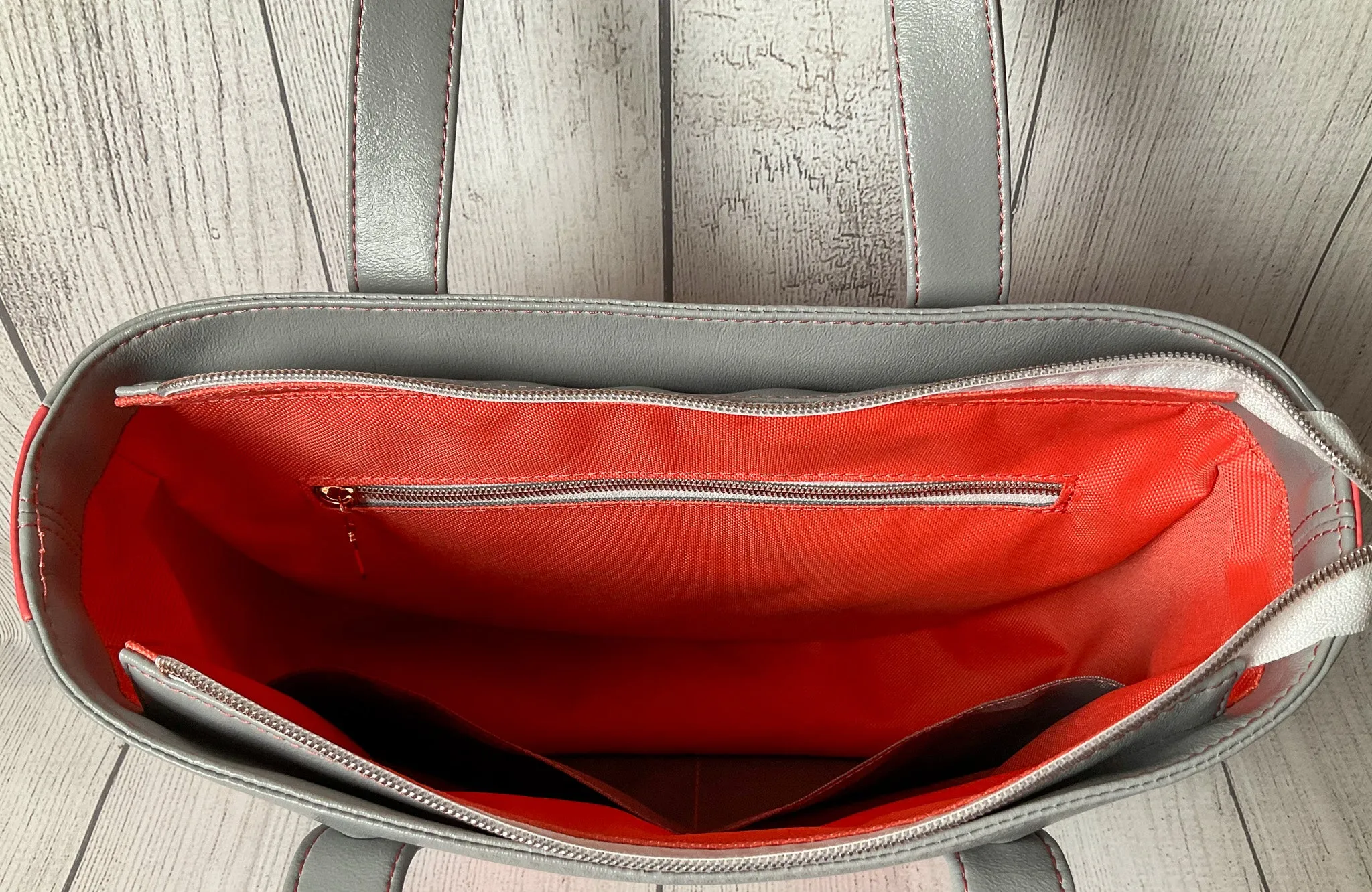 Custom Coral Diamond Handbag