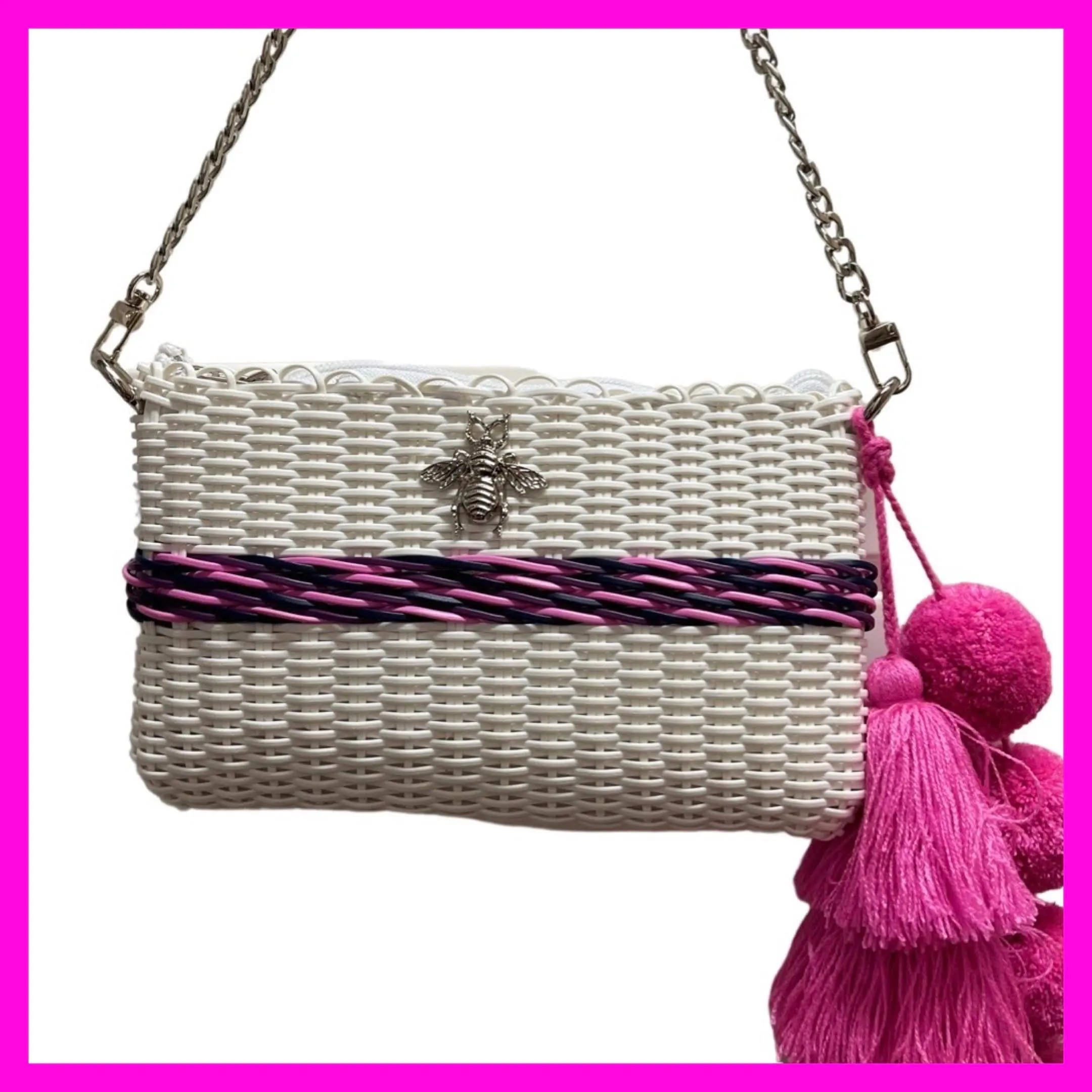 Enchanted Stripe Bella Crossbody/Clutch Bag