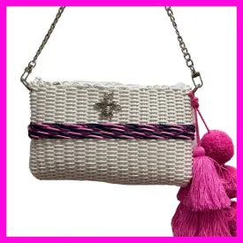 Enchanted Stripe Bella Crossbody/Clutch Bag