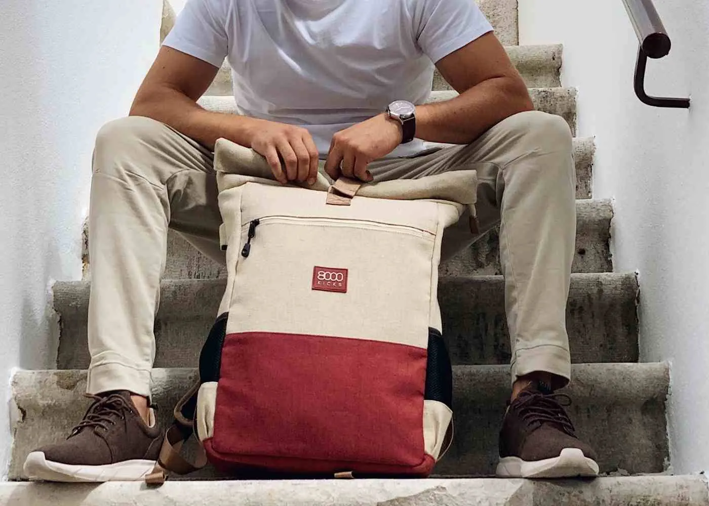 Everyday Vegan Hemp Backpack | Black