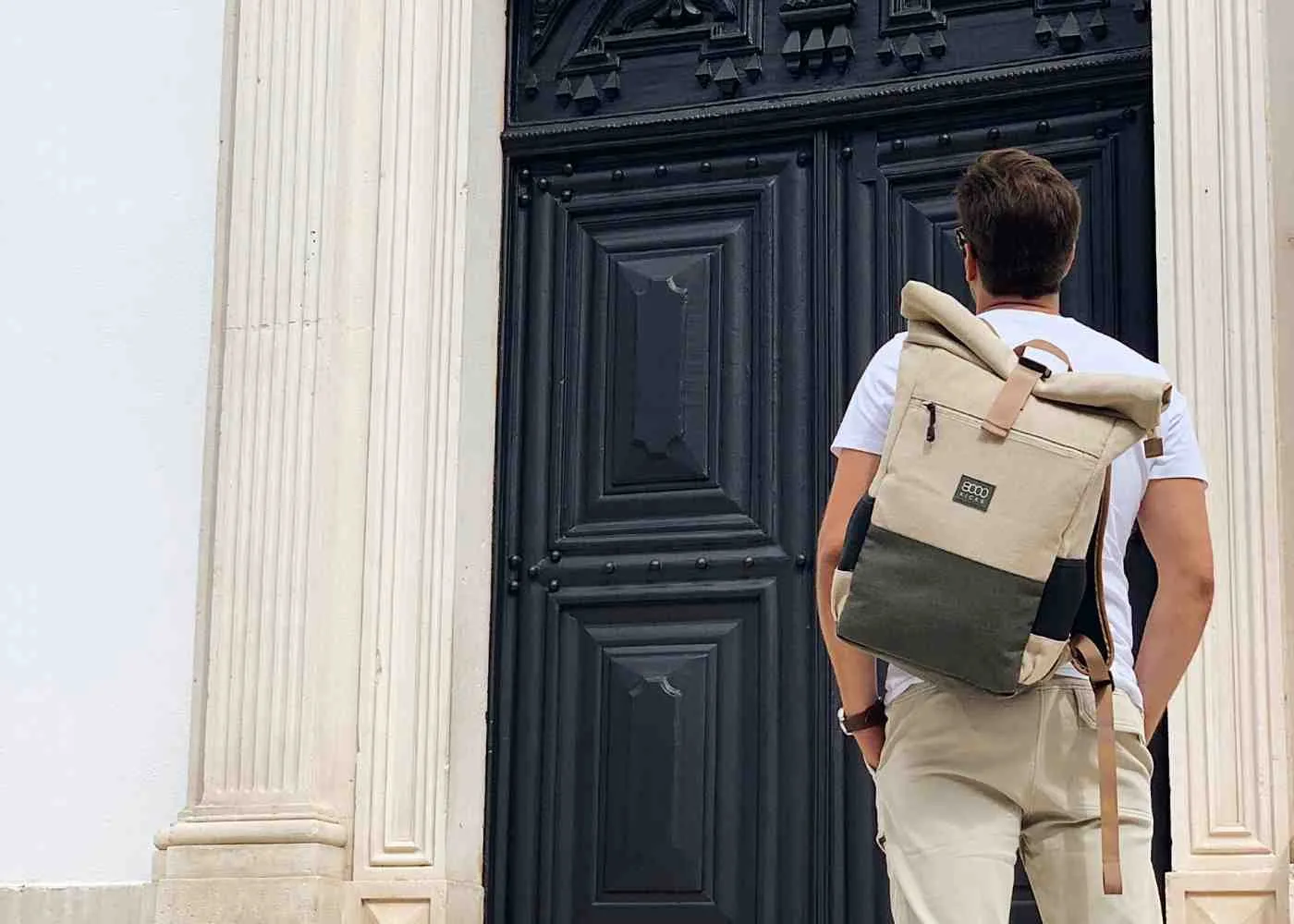 Everyday Vegan Hemp Backpack | Black