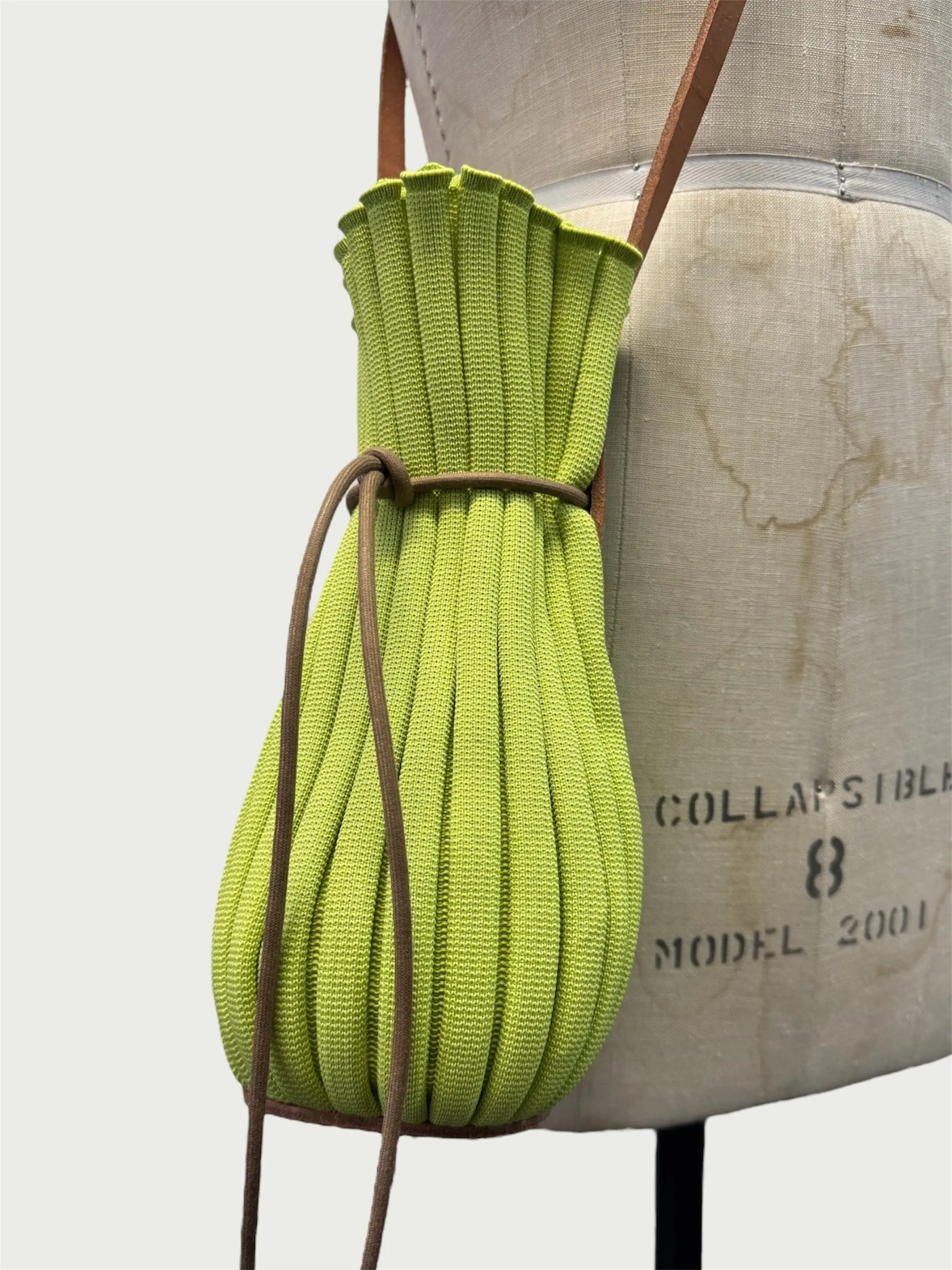 Exhale Supernova Crossbody Mini in Electric Lime, standard strap / OG Price: $195.00