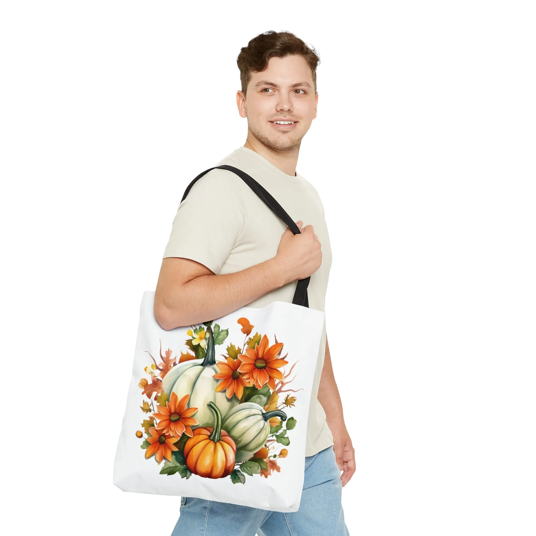 Fall Pumpkin Tote Bag