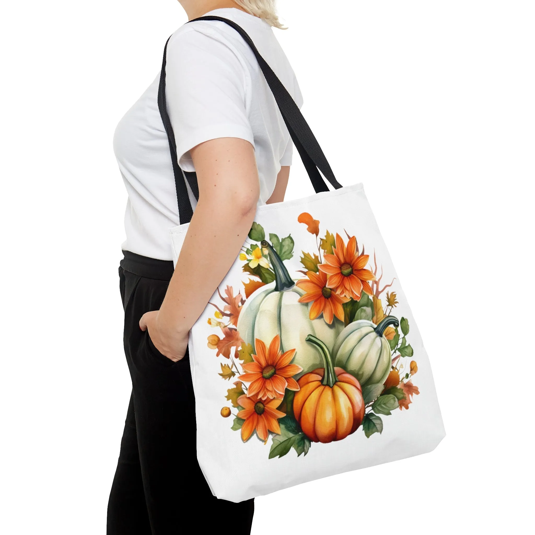 Fall Pumpkin Tote Bag