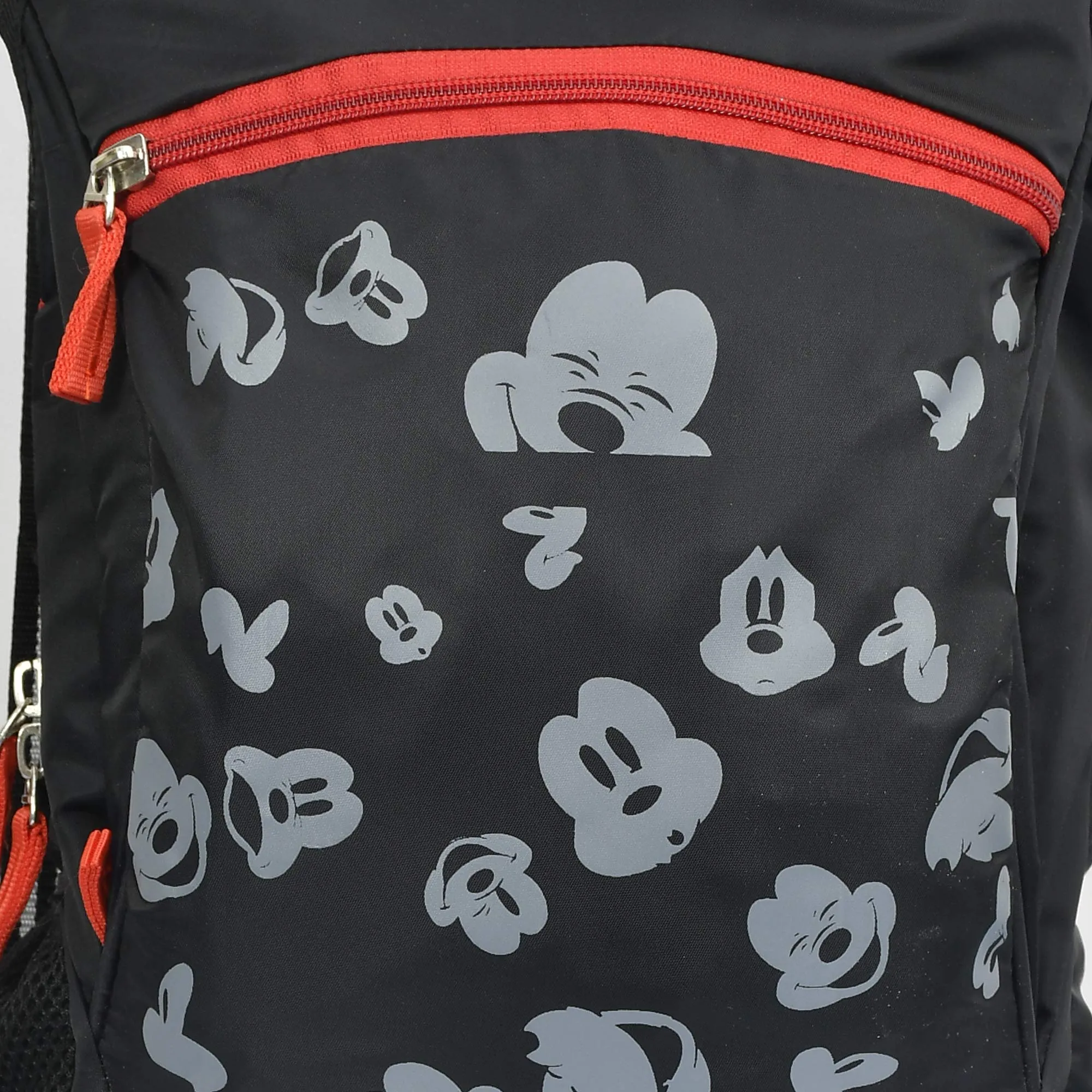 Fun Homes Disney Print 17 inch Polyster Waterproof Office Bag,School Bag,College Bag,Unisex Travel Backpack, Black (FUN09907)