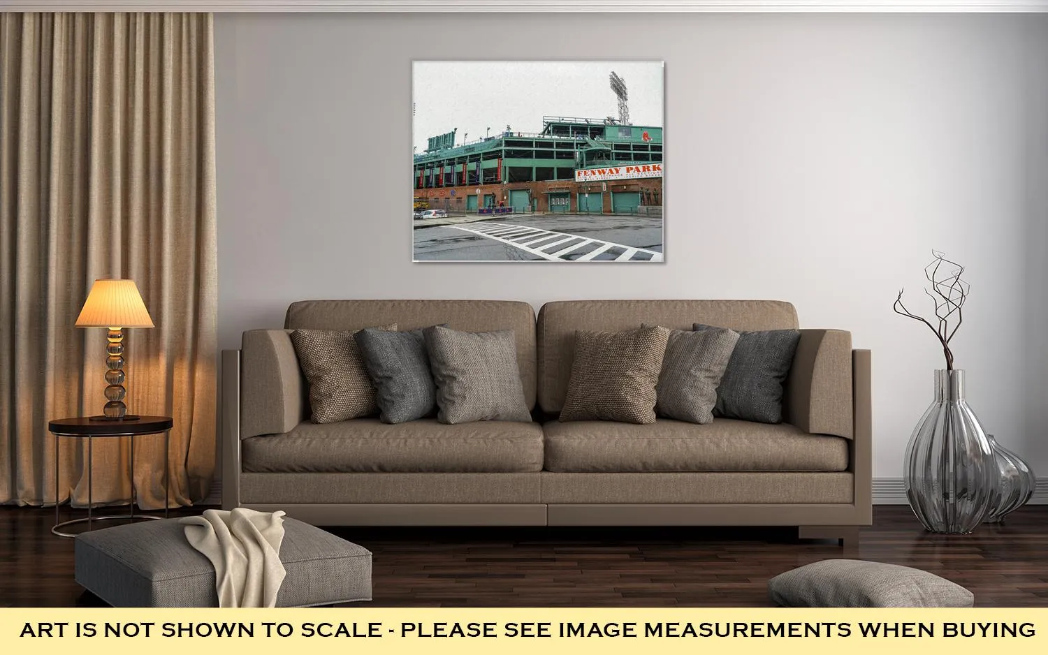 Gallery Wrapped Canvas, The Famous Fenway Park Stadium In Boston Boston Massachusetts April 3 2017
