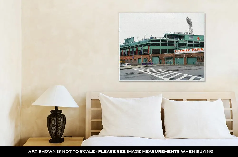 Gallery Wrapped Canvas, The Famous Fenway Park Stadium In Boston Boston Massachusetts April 3 2017