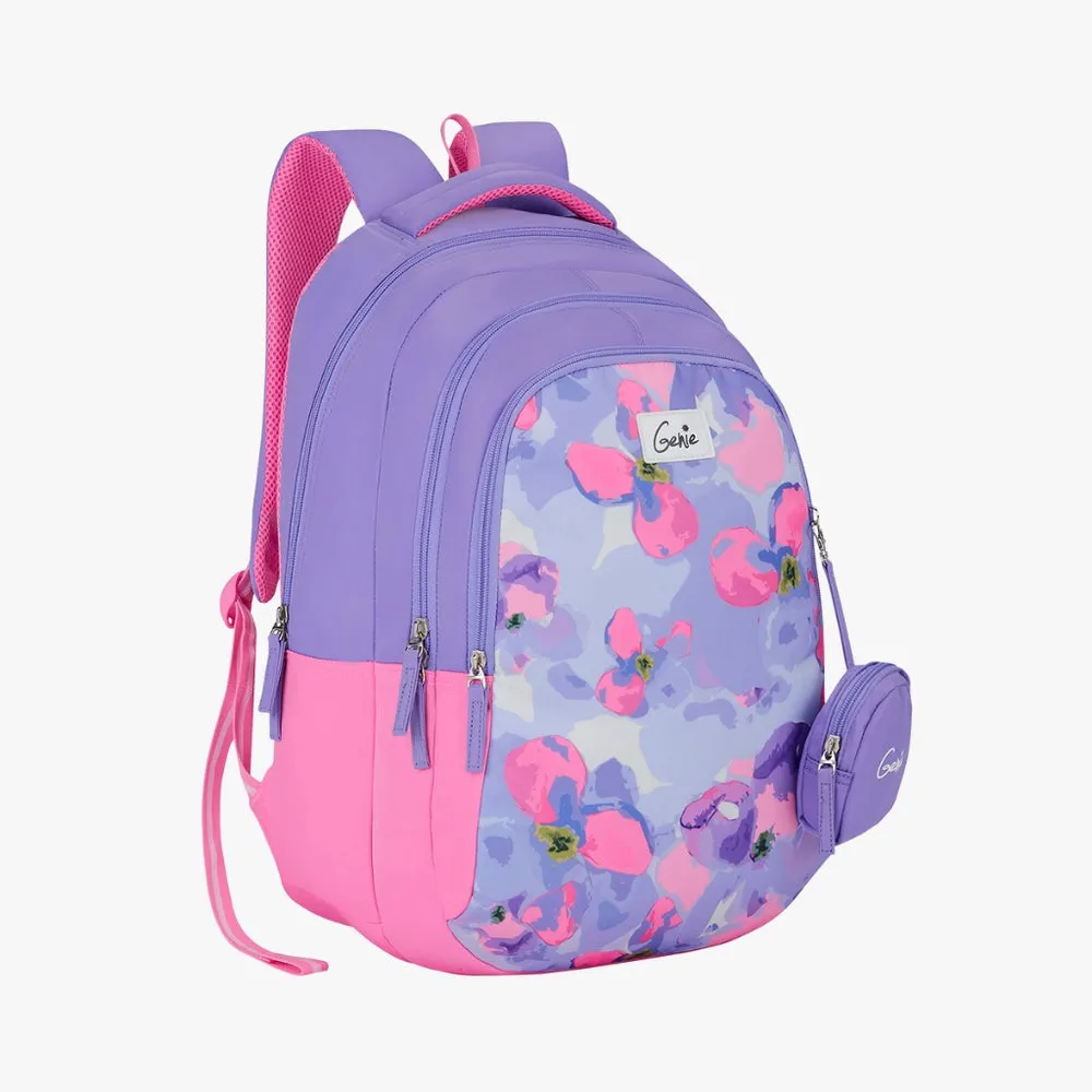 Genie Waterlily 36L  School Backpack With Premium Fabric