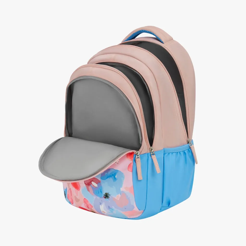 Genie Waterlily 36L  School Backpack With Premium Fabric