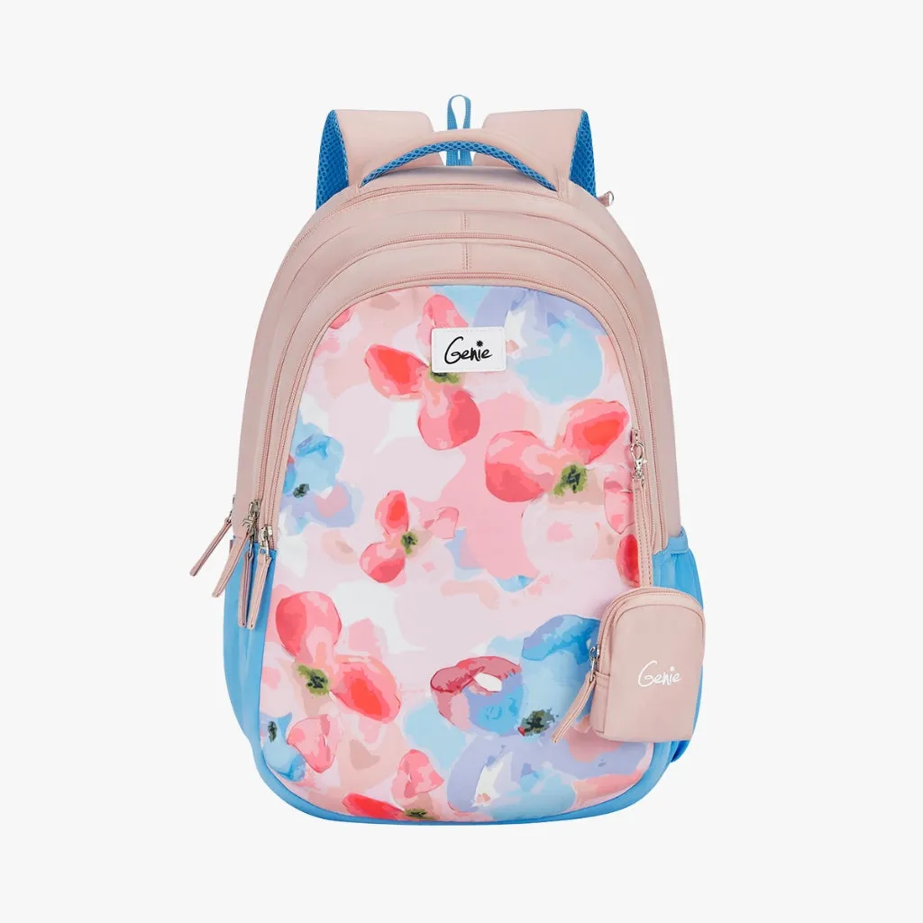 Genie Waterlily 36L  School Backpack With Premium Fabric