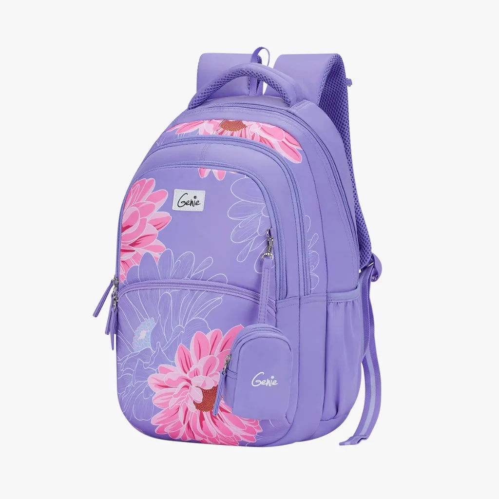 Genie Waterlily 36L  School Backpack With Premium Fabric