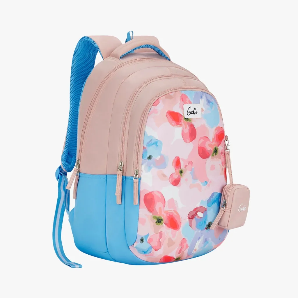 Genie Waterlily 36L  School Backpack With Premium Fabric