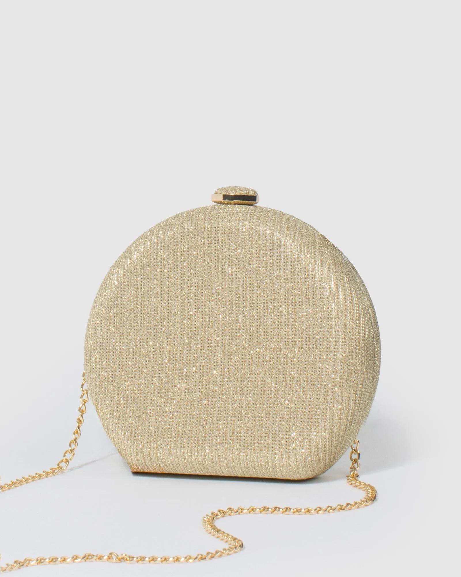 Gold Jayde Clutch Bag