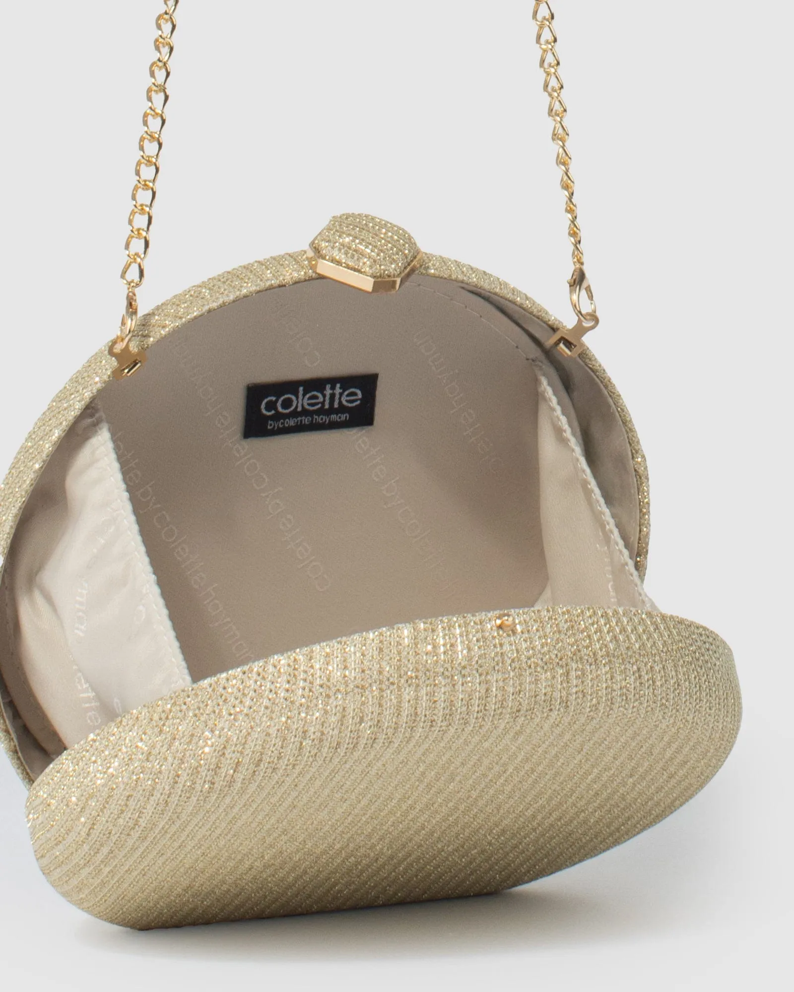 Gold Jayde Clutch Bag