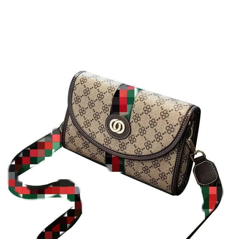 High-end Trendy Luxury Cross Body Envelope Bag with Monogram Pattern
