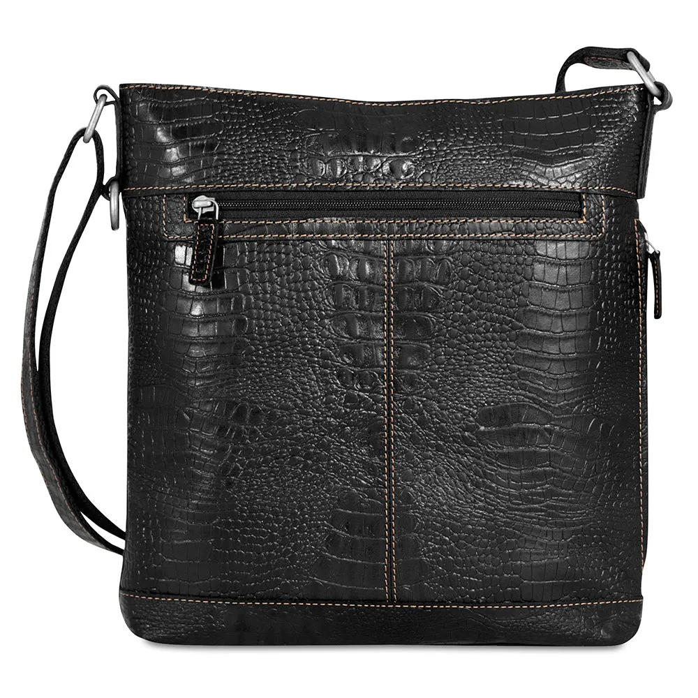 Hornback Croco Crossbody Bag #HB312
