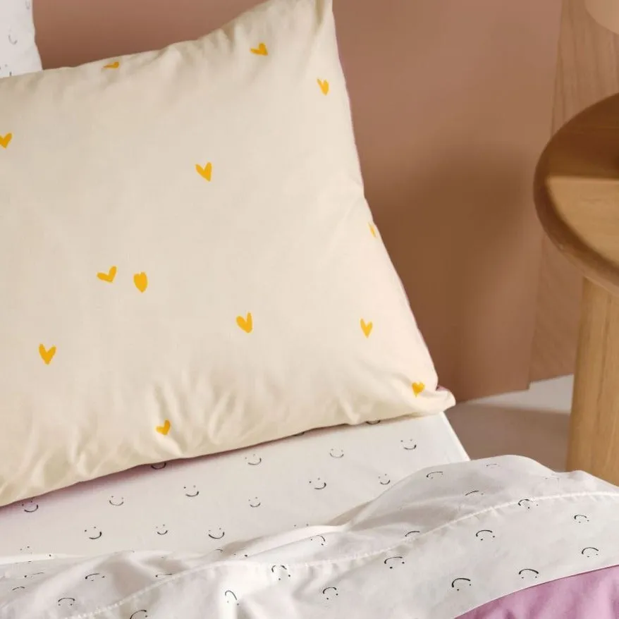 I Heart You Reversible Quilt Cover Set by Linen House Kids
