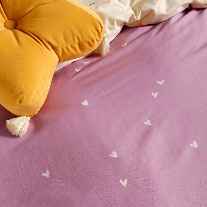 I Heart You Reversible Quilt Cover Set by Linen House Kids