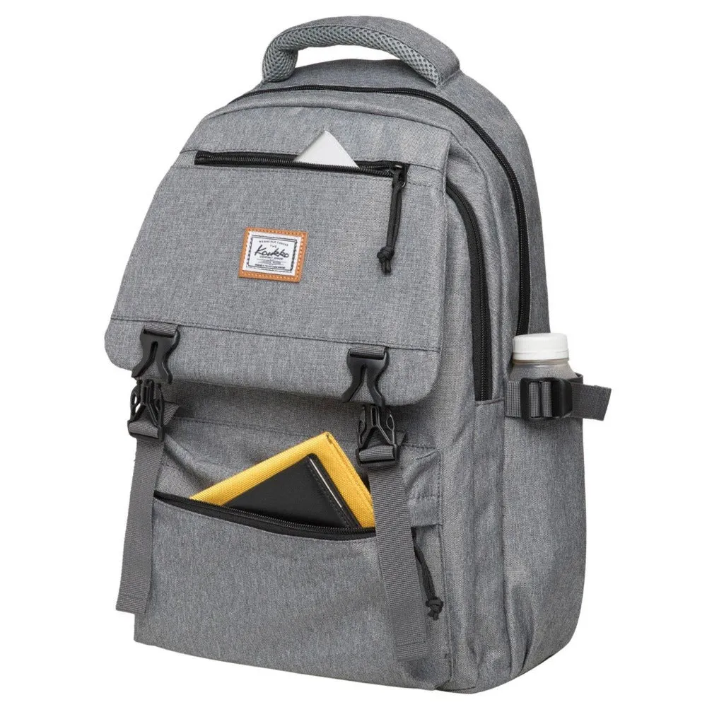 KAUKKO Backpack for School,  KS23 ( Grey / 18.4L )