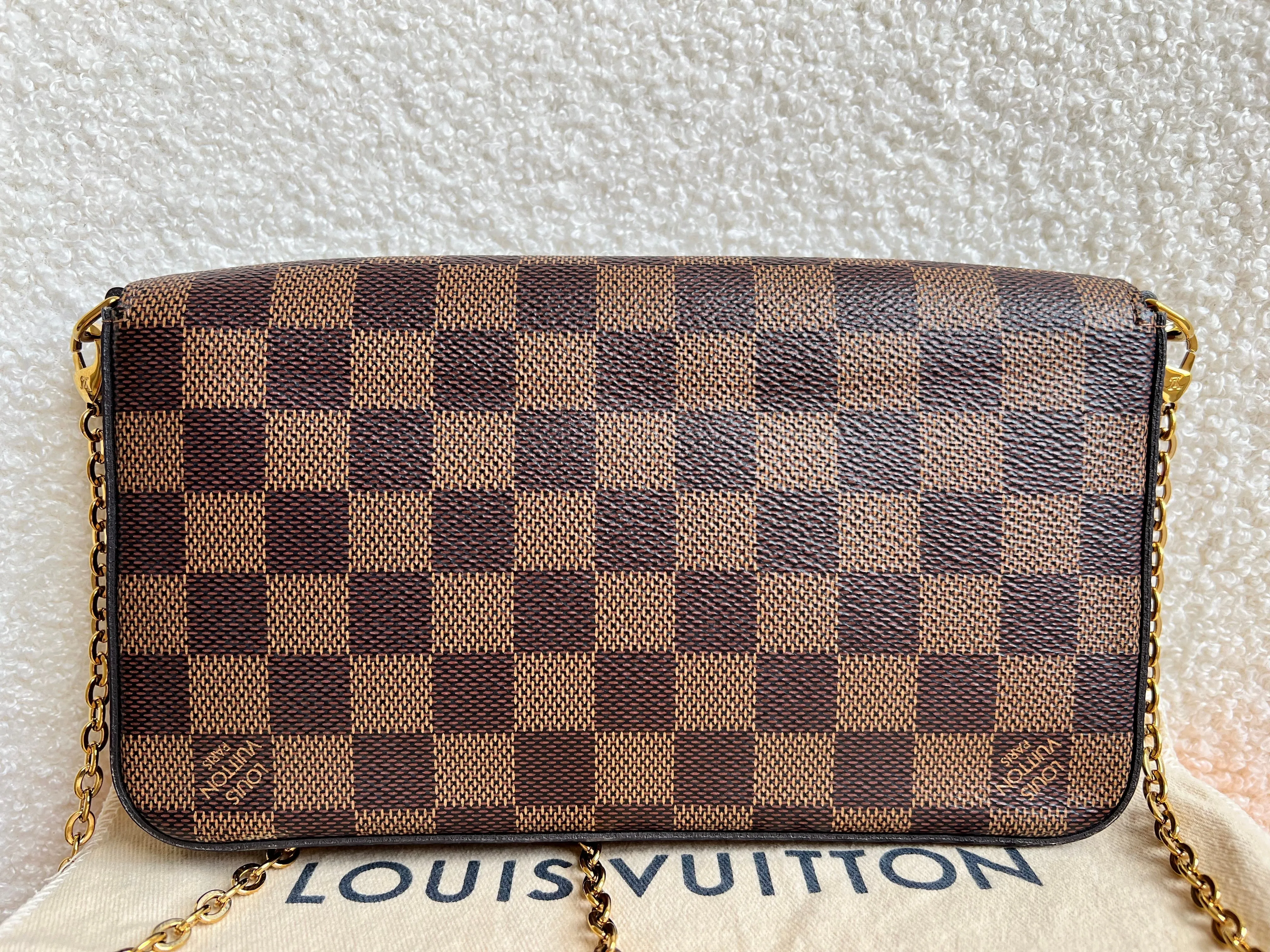 Louis Vuitton Felicie Pochette Damier Ebene (RRP £1060)