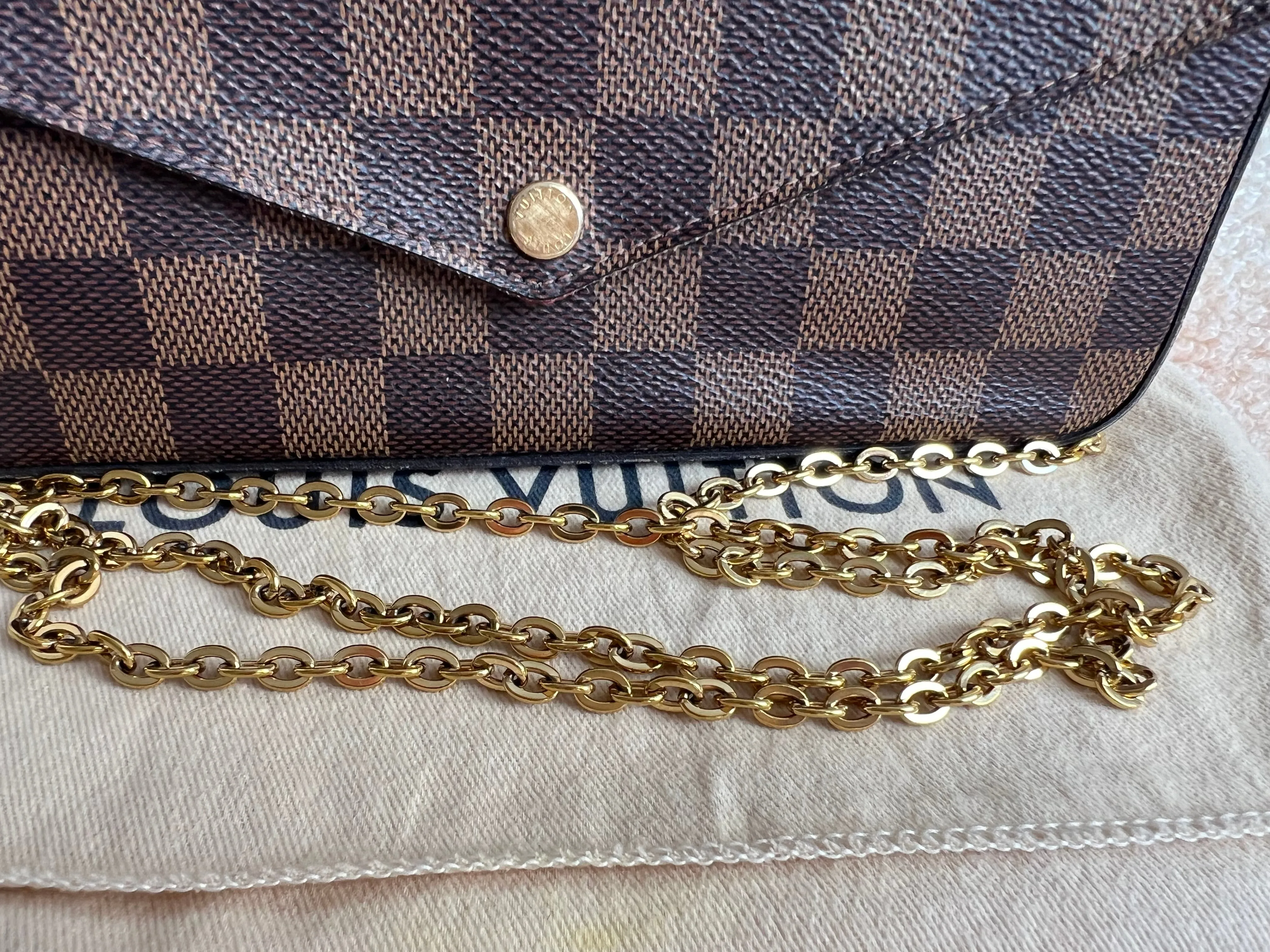 Louis Vuitton Felicie Pochette Damier Ebene (RRP £1060)
