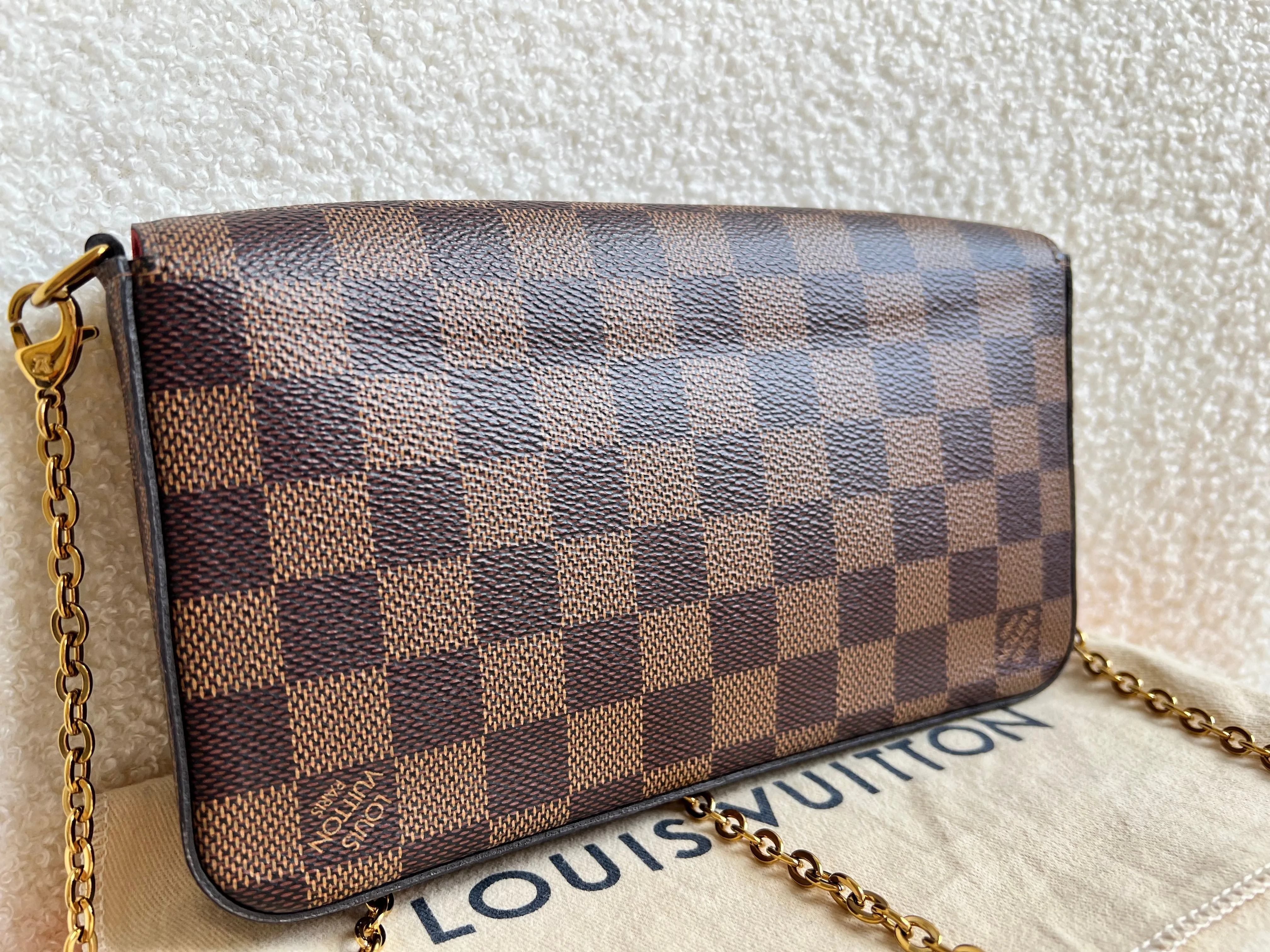 Louis Vuitton Felicie Pochette Damier Ebene (RRP £1060)