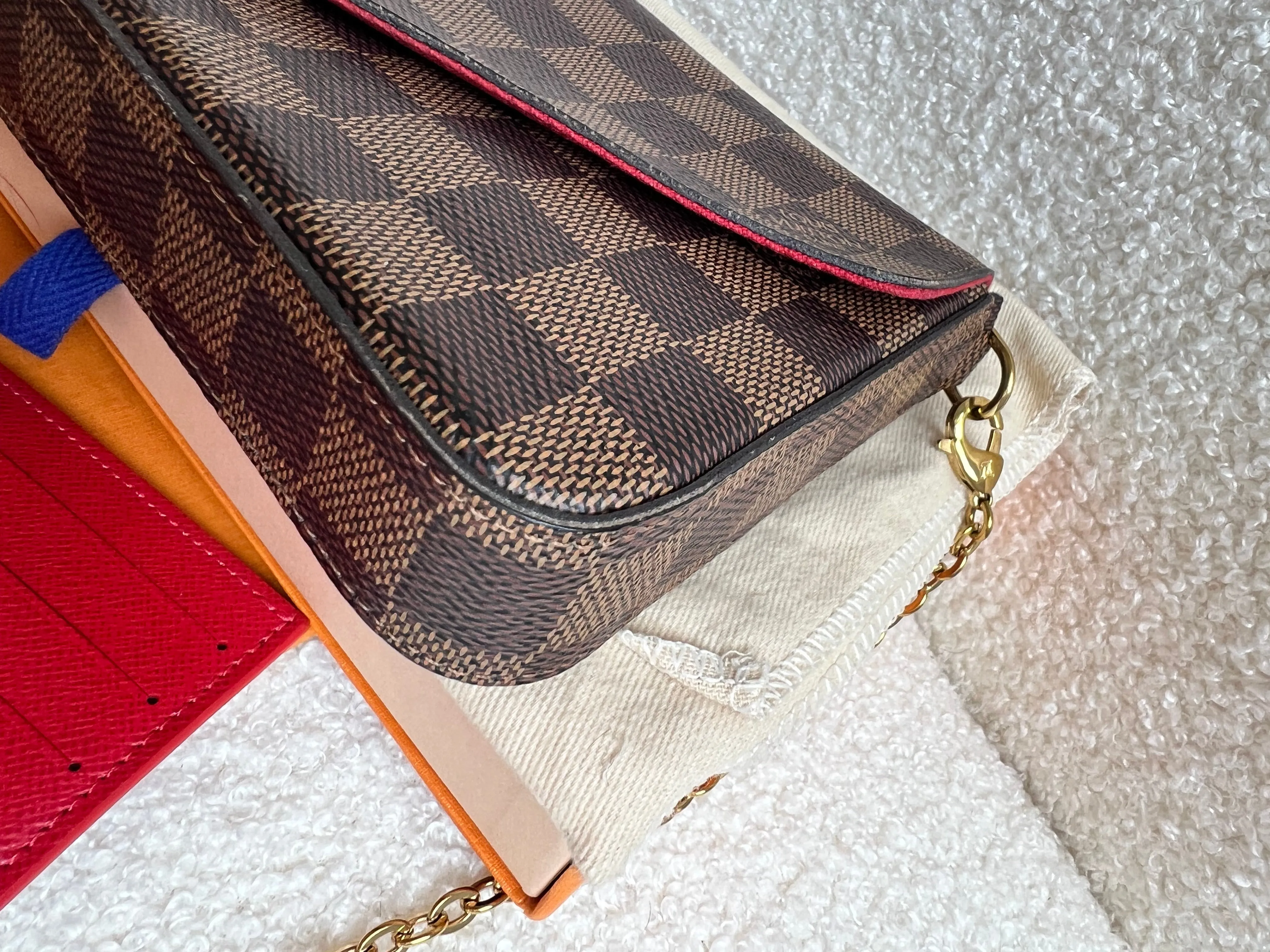 Louis Vuitton Felicie Pochette Damier Ebene (RRP £1060)