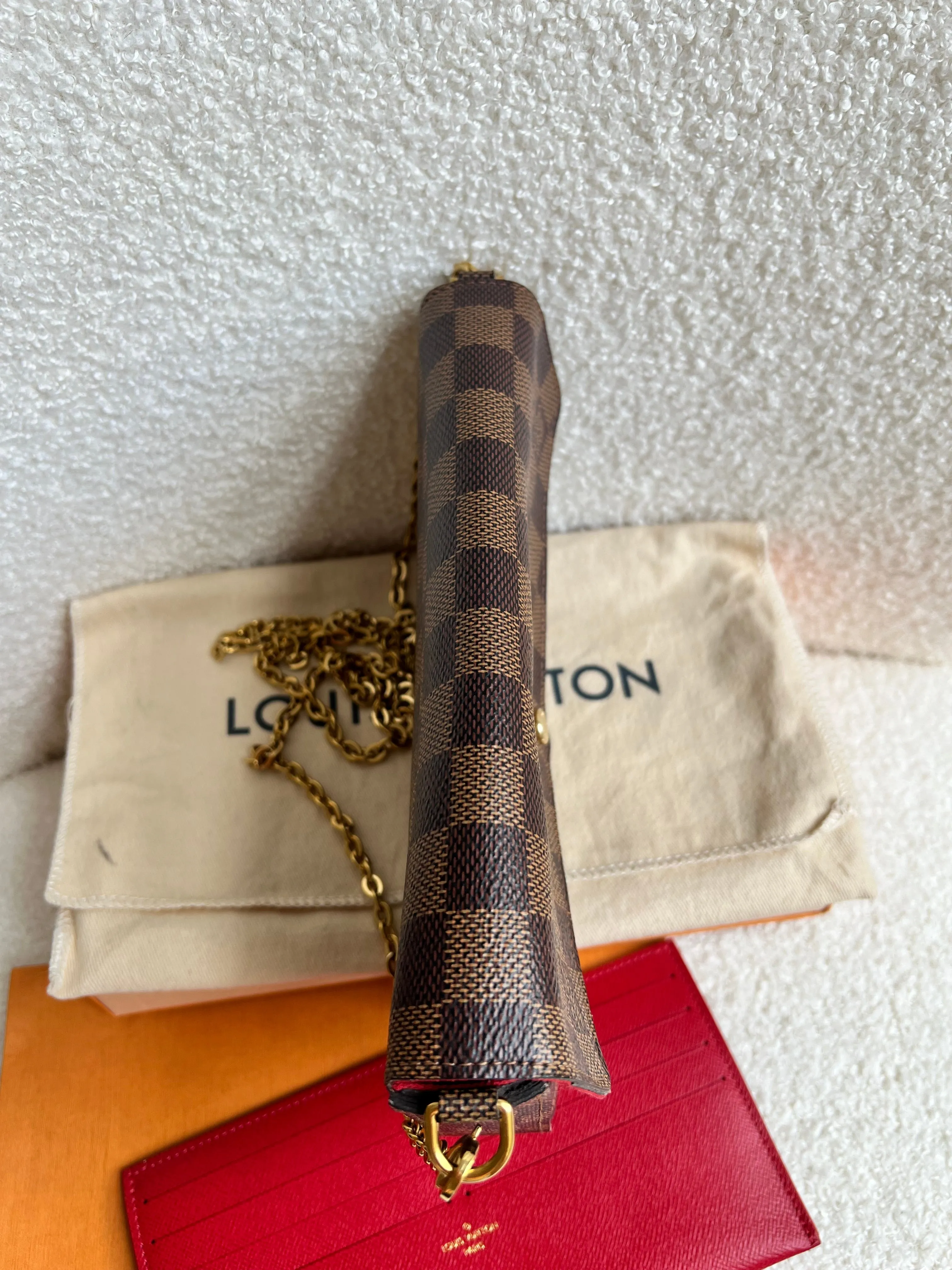 Louis Vuitton Felicie Pochette Damier Ebene (RRP £1060)