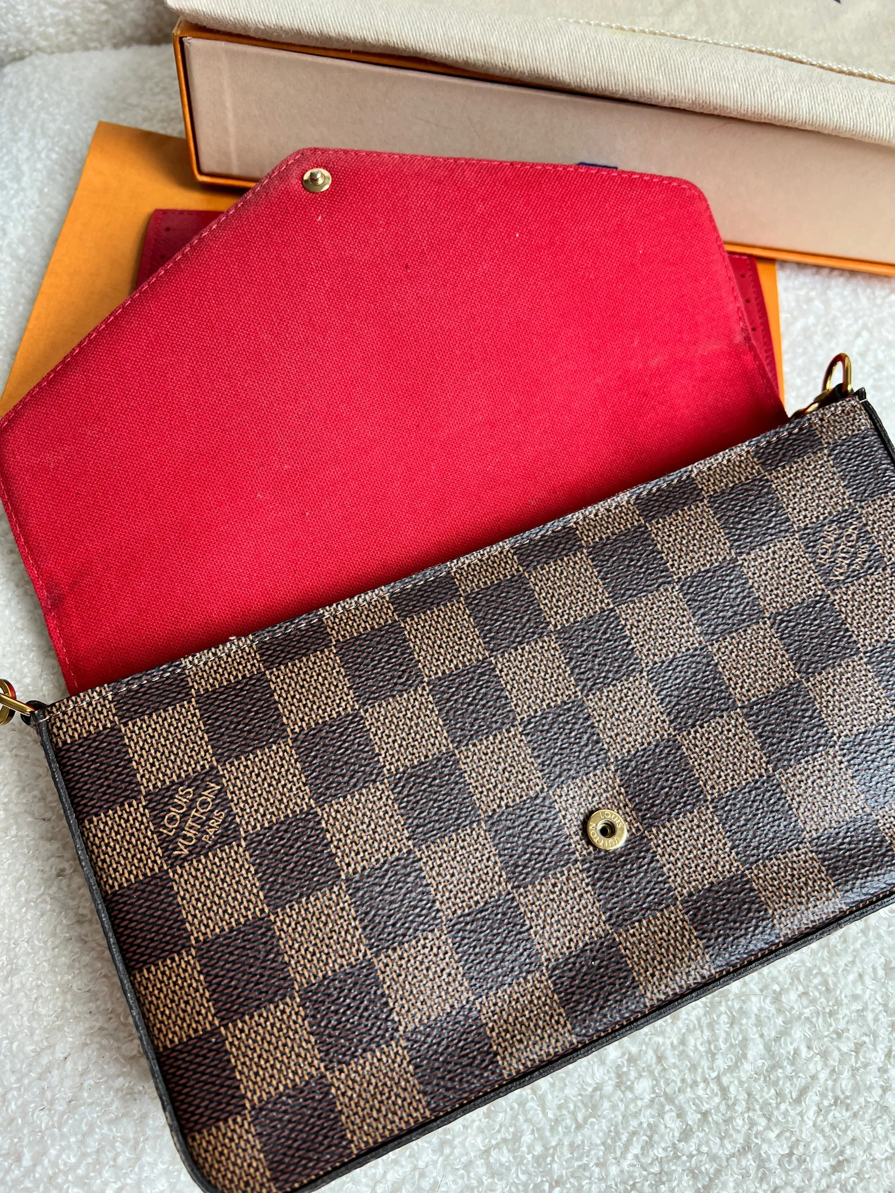 Louis Vuitton Felicie Pochette Damier Ebene (RRP £1060)