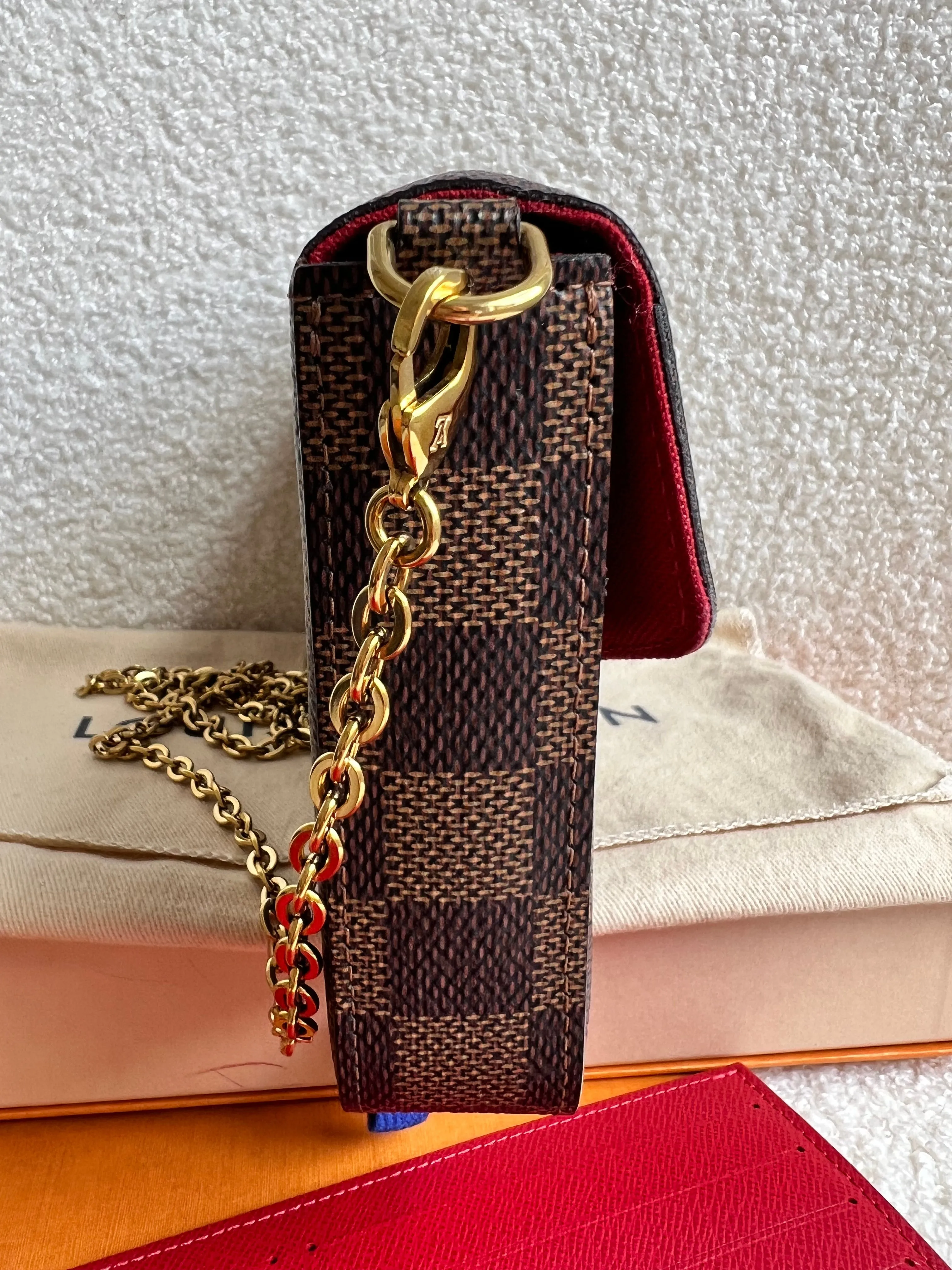 Louis Vuitton Felicie Pochette Damier Ebene (RRP £1060)