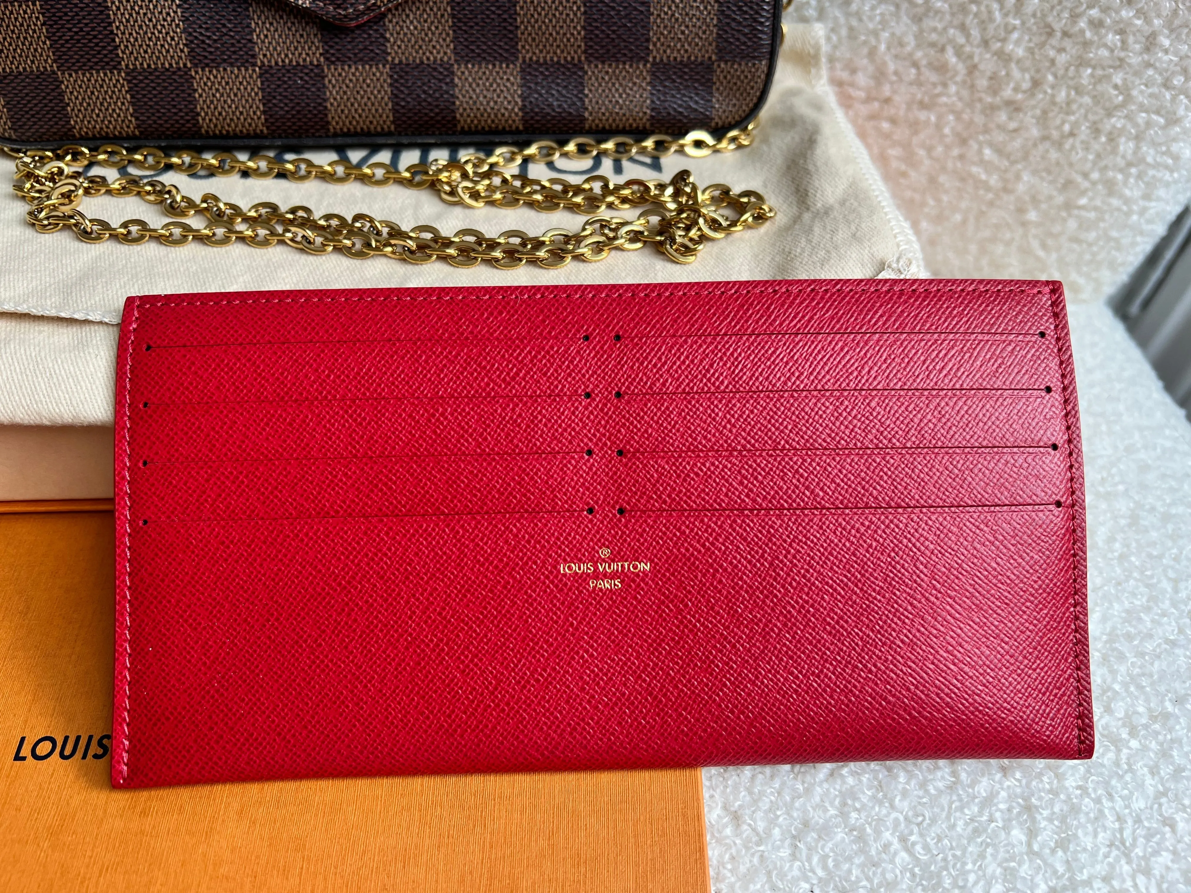 Louis Vuitton Felicie Pochette Damier Ebene (RRP £1060)