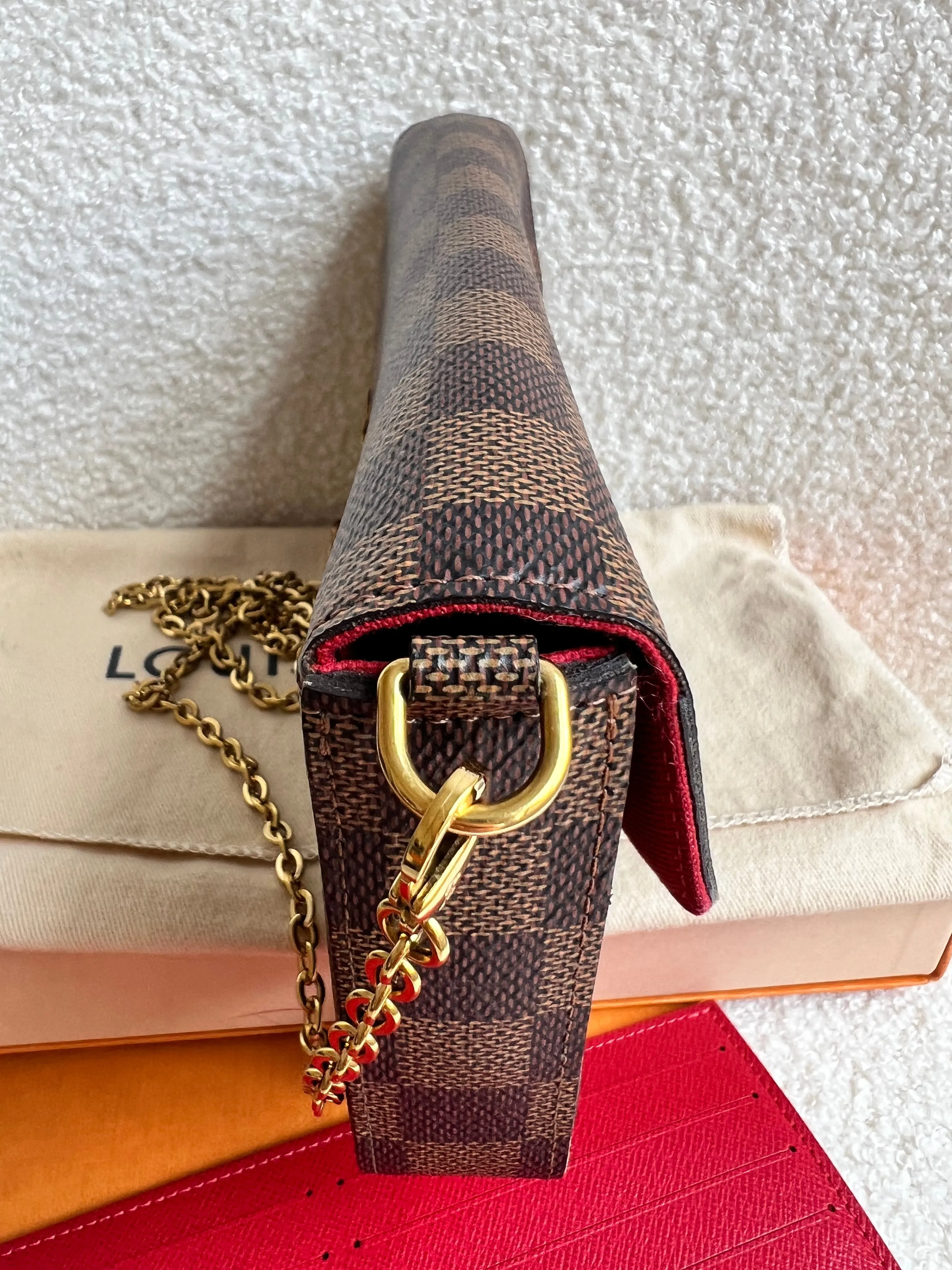 Louis Vuitton Felicie Pochette Damier Ebene (RRP £1060)