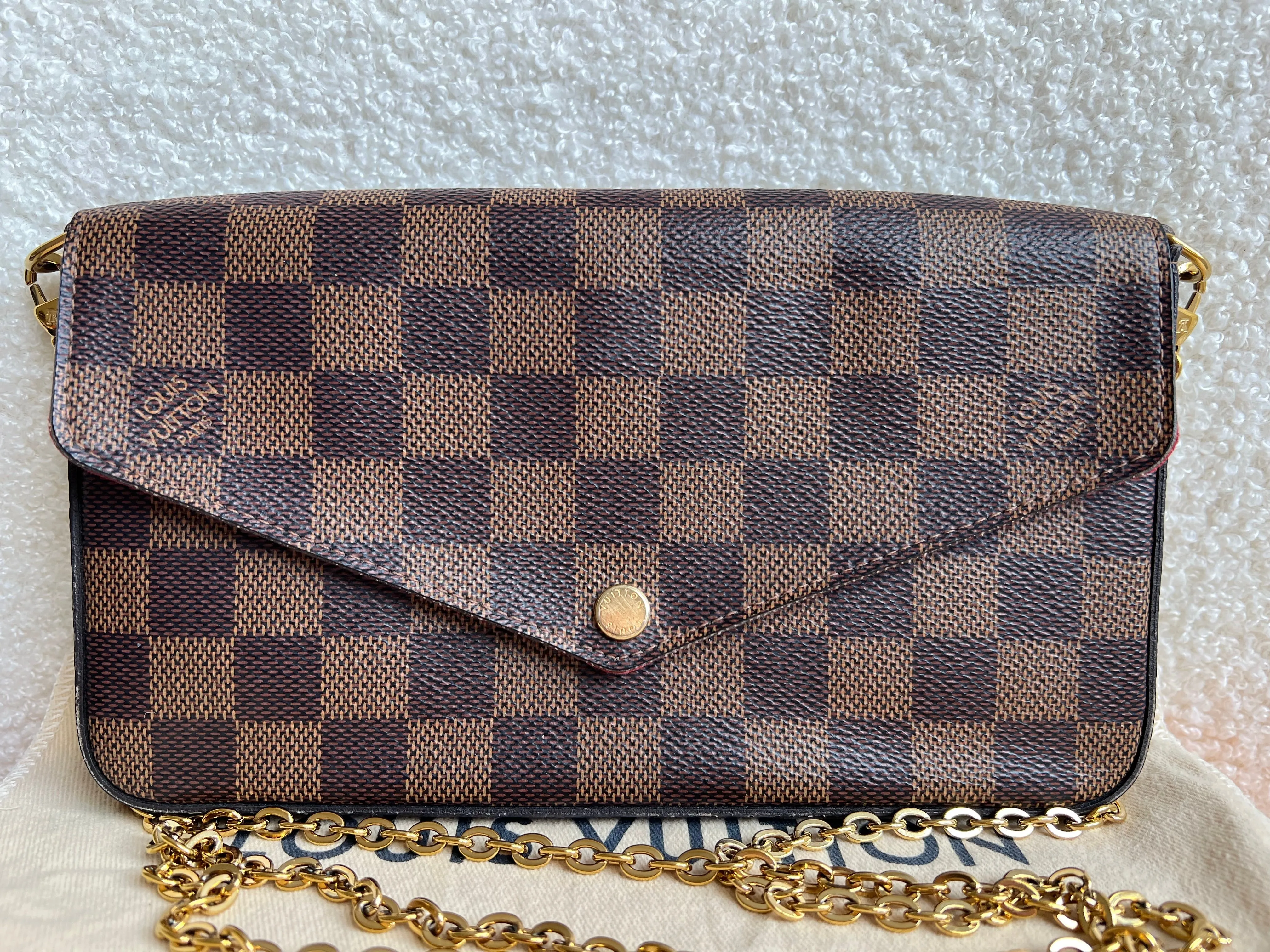 Louis Vuitton Felicie Pochette Damier Ebene (RRP £1060)