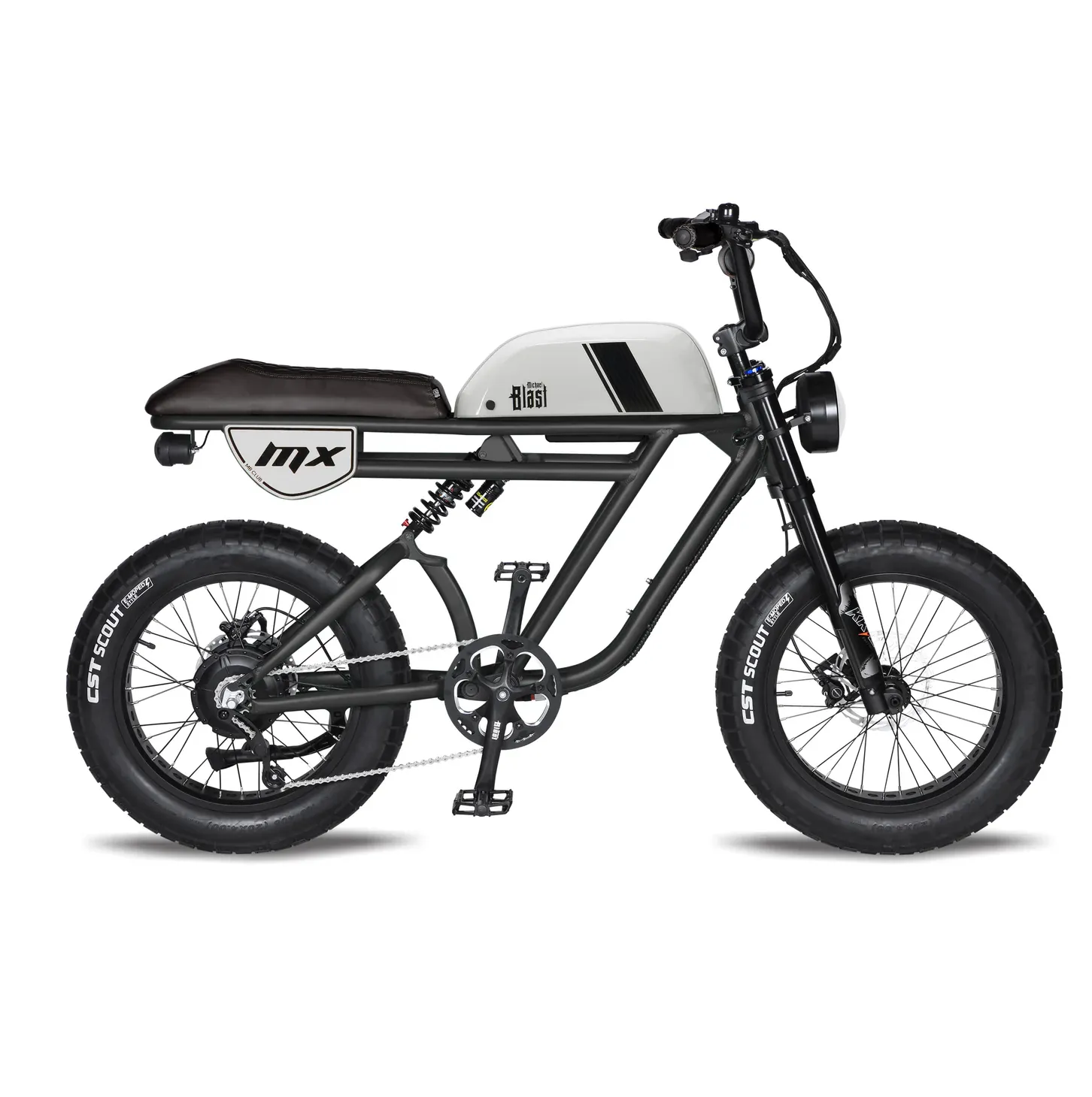 Michael Blast 750W 48V Outsider MX Fat Tire Electric Bike