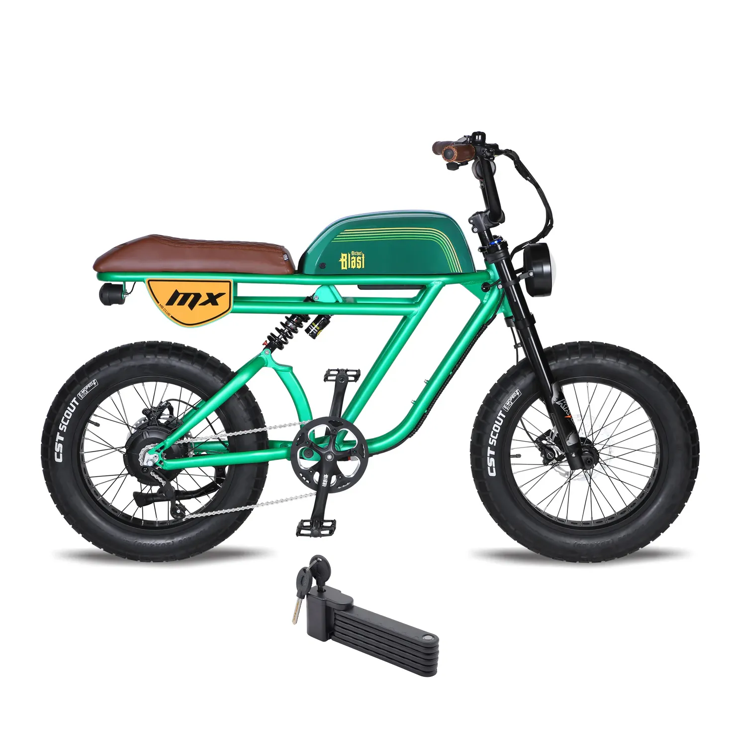 Michael Blast 750W 48V Outsider MX Fat Tire Electric Bike