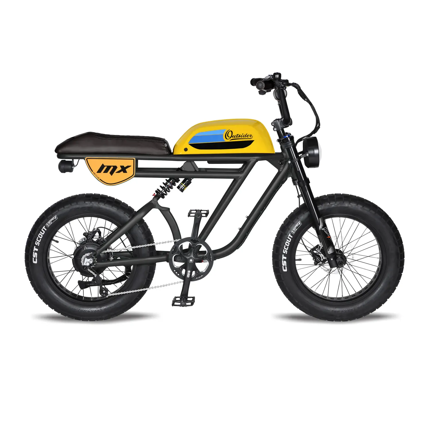 Michael Blast 750W 48V Outsider MX Fat Tire Electric Bike