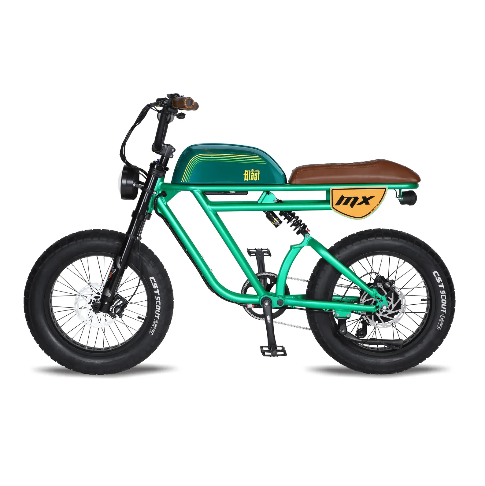 Michael Blast 750W 48V Outsider MX Fat Tire Electric Bike