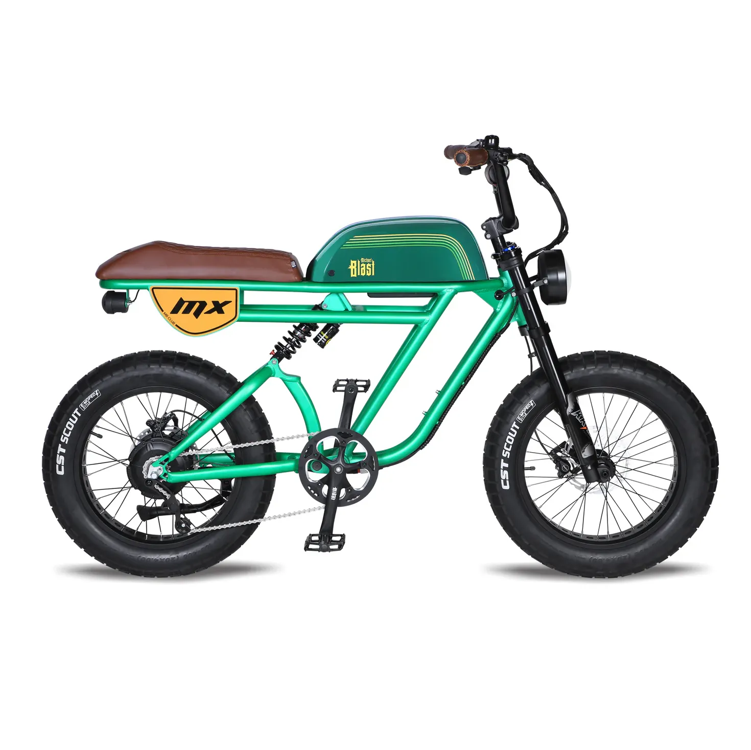 Michael Blast 750W 48V Outsider MX Fat Tire Electric Bike