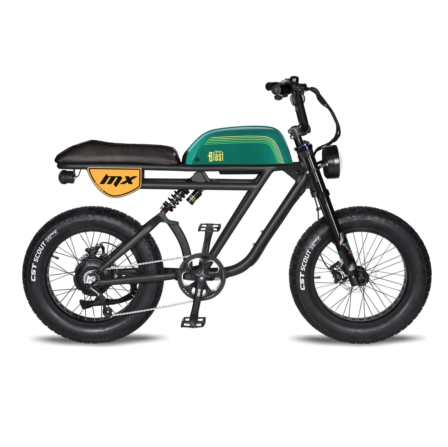 Michael Blast 750W 48V Outsider MX Fat Tire Electric Bike